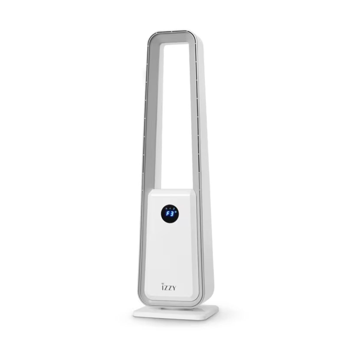 IZZY Ανεμιστήρας Πύργος Χωρίς Φτερά 80W 90cm με 3 Λειτουργίες, Χρονοδιακόπτη και Τηλεχειριστήριο IZ-9087 Λευκό
