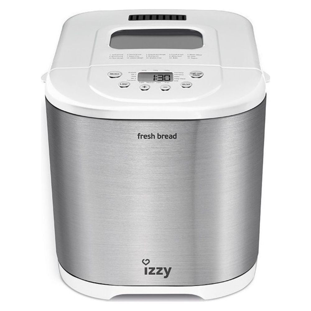 IZZY Fresh Bread Αρτοπαρασκευαστής 650W Χωρητικότητας 1000gr με 15 Προγράμματα