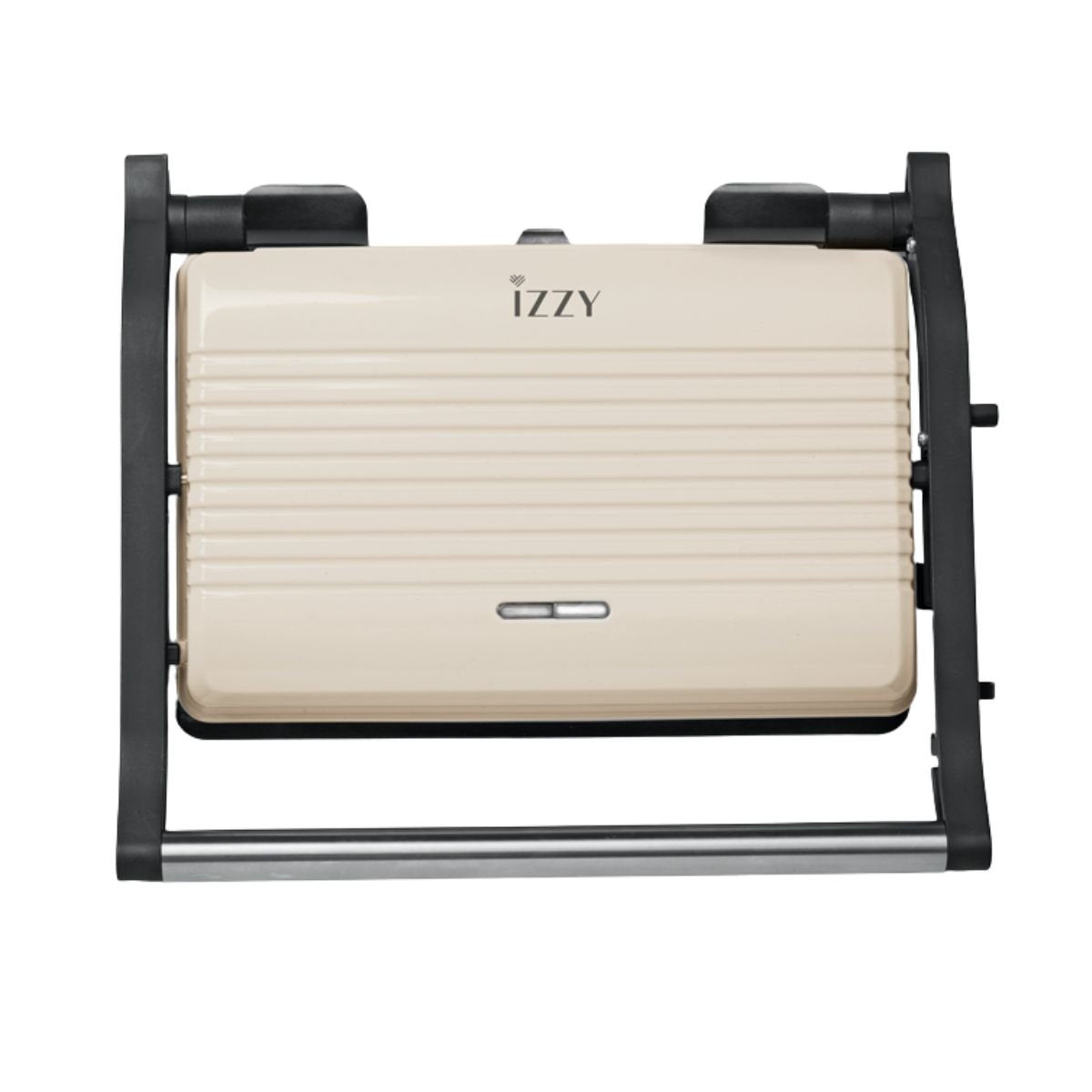 IZZY Vintage Σαντουιτσιέρα Panini 1000W με Άνοιγμα 180° για 2 Τοστ Creme IZ-2025