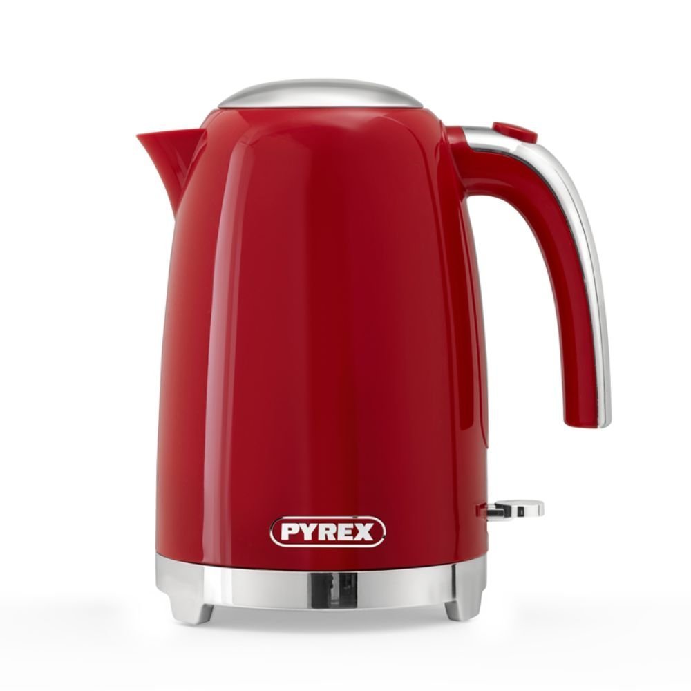PYREX Βραστήρας 1.7lt 2200W με Αποσπώμενη Βάση Retro Red