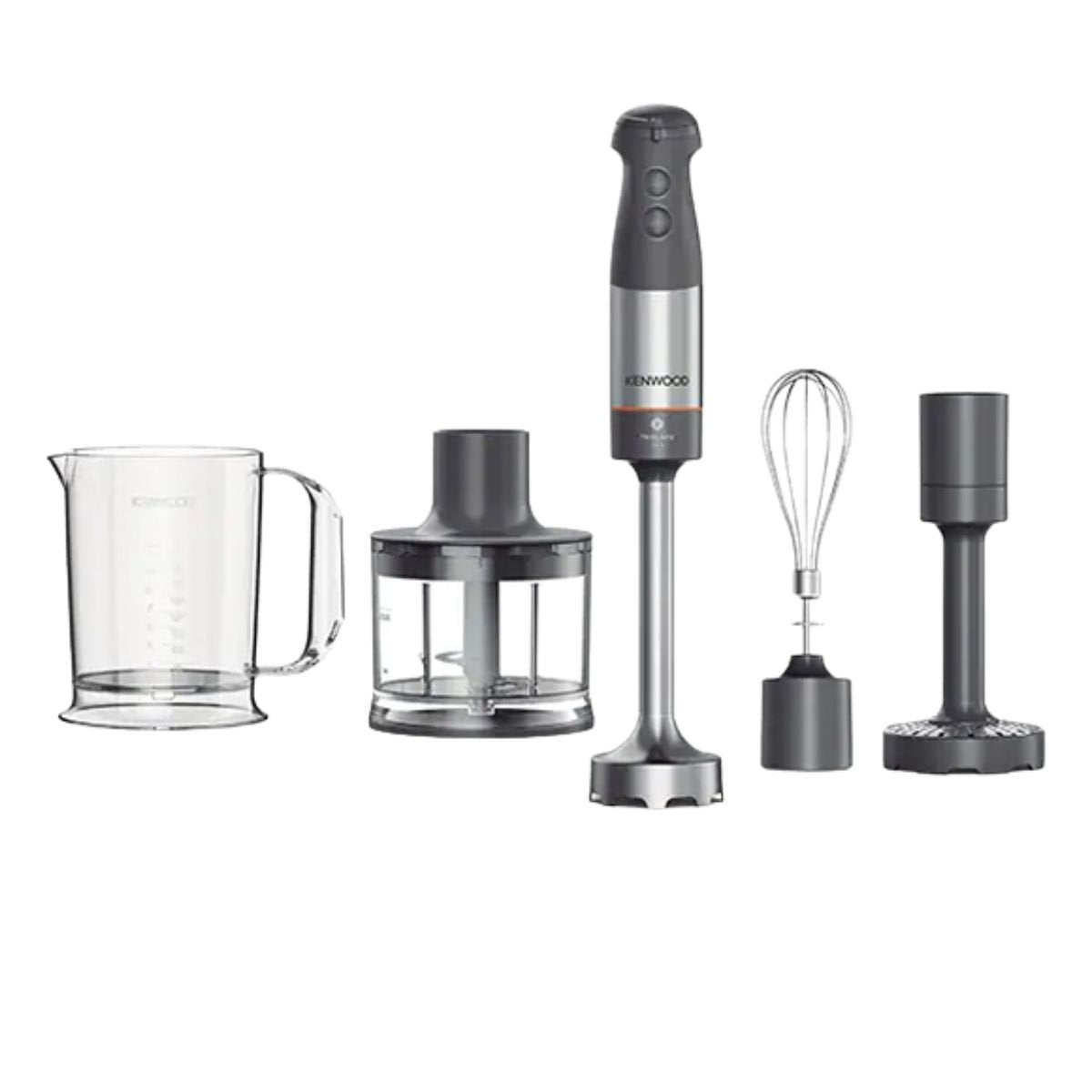 Kenwood Ραβδομπλέντερ 1000W Triblade XL με Πολυκόφτη, Αυγοδάρτη και Εξάρτημα Πουρέ HBM60.307GY Γκρι
