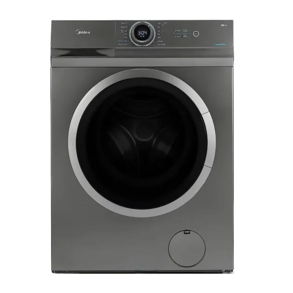 Midea Πλυντήριο Ρούχων 7Kg Lunar Dial Series με Steam Care, HealthGuard, Inverter Motor & 1400 Στροφές, MF100W70B/T-CY Σκούρος Γραφίτης