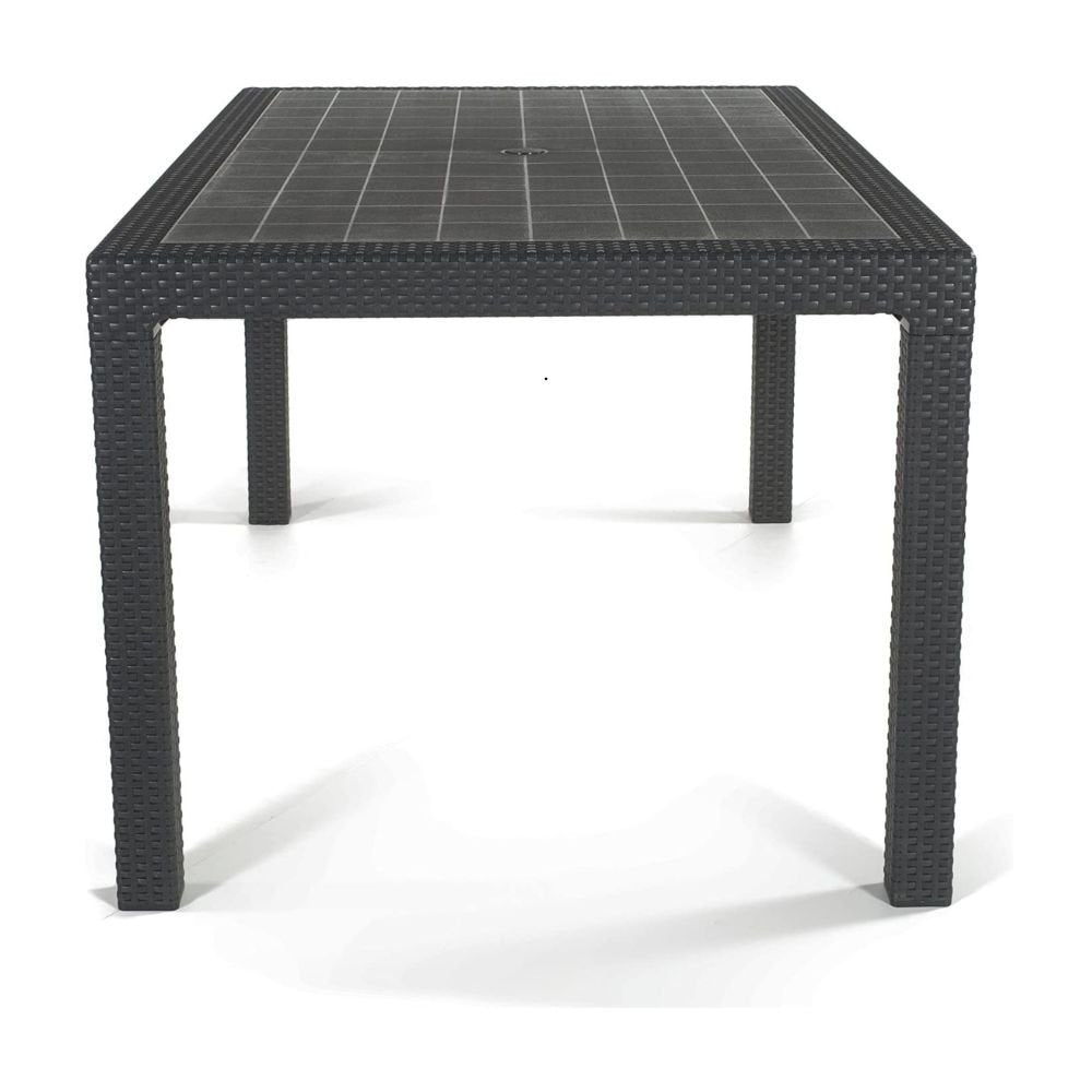 Keter Melody Τραπέζι Κήπου, Κομψή Rattan Όψη, Ανθεκτικό &amp; Κατάλληλο για 6 Άτομα