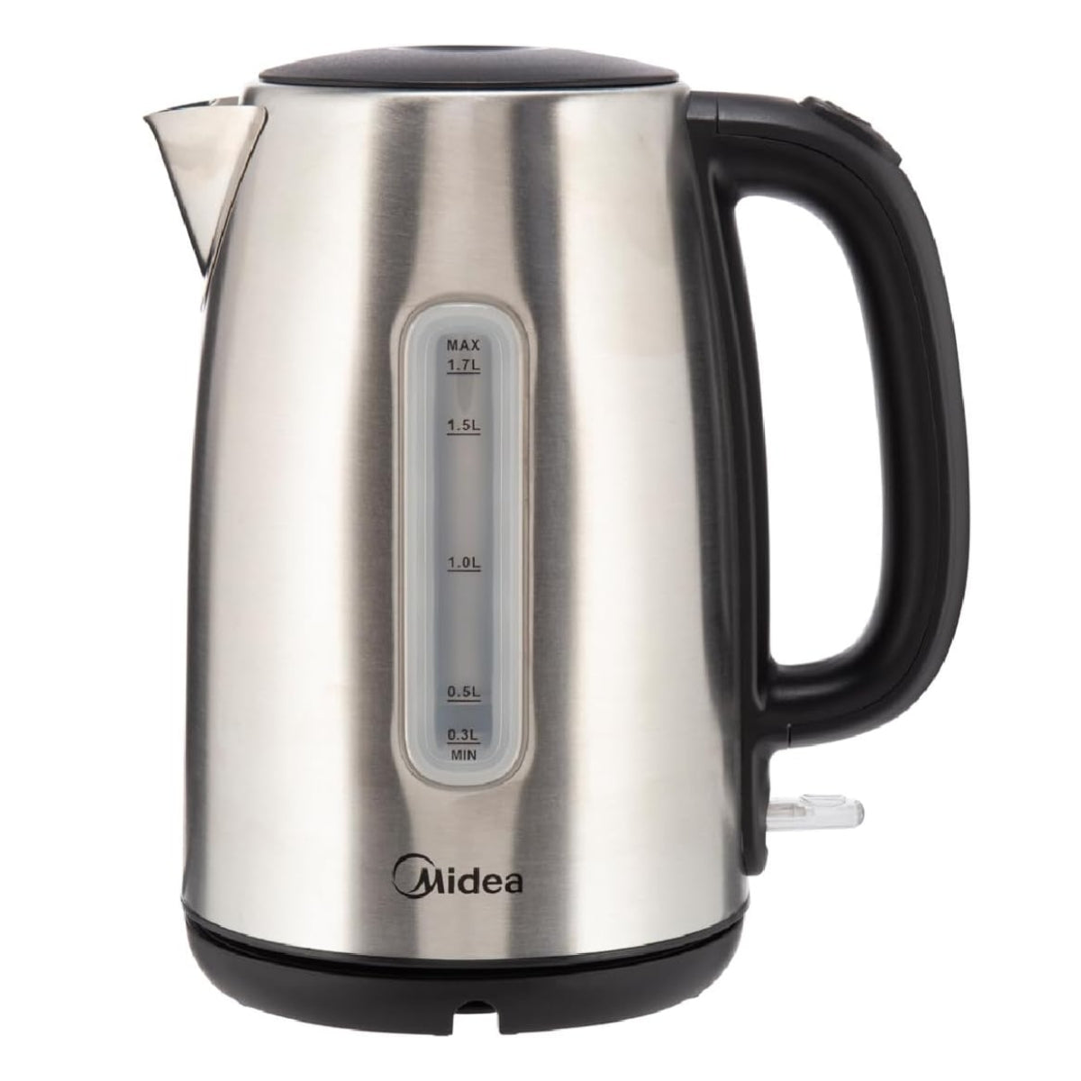 MIDEA Ηλεκτρικός Βραστήρας 1.7L 2200W Inox με Auto Shut-Off & Περιστρεφόμενη Βάση 360° MK-17S30D2