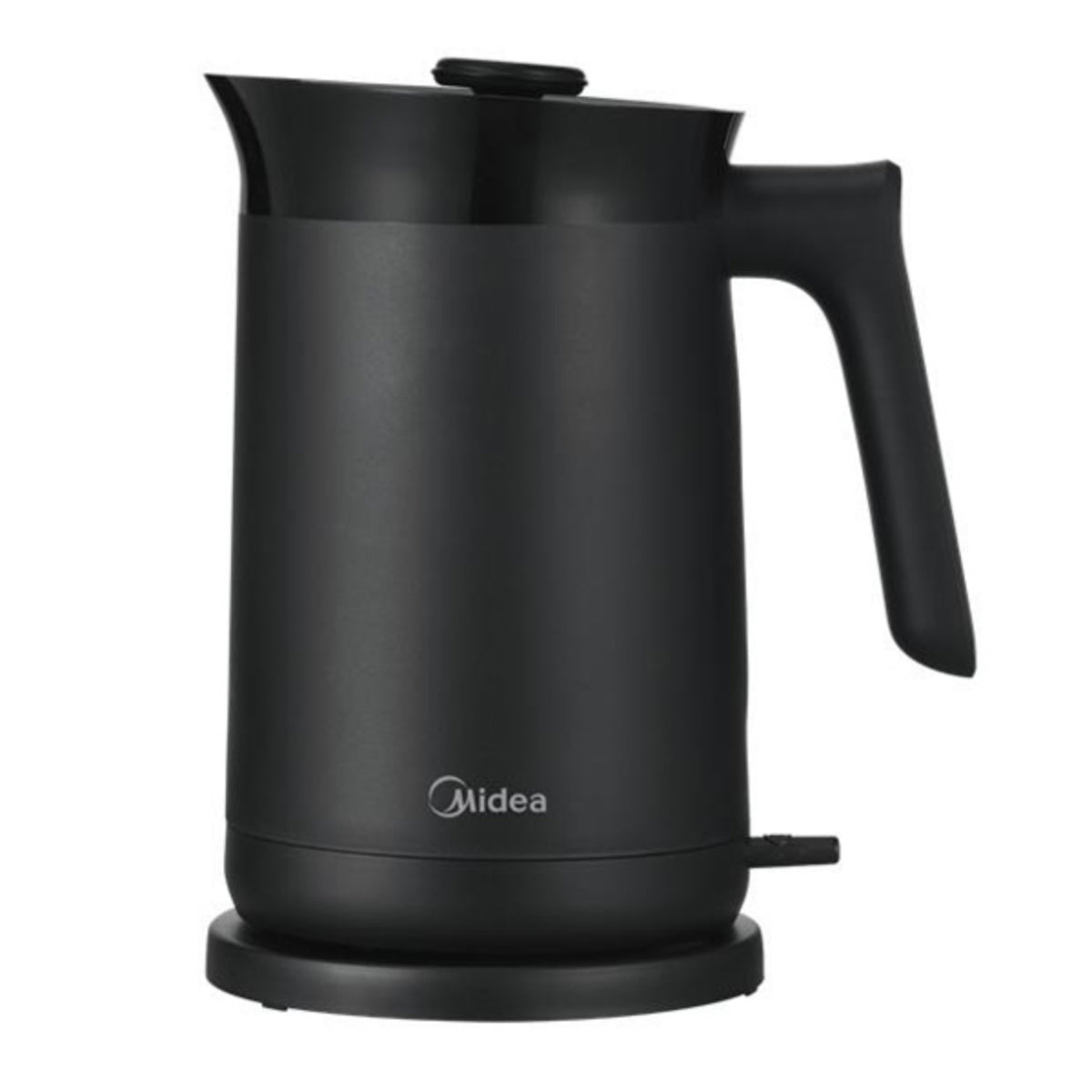 MIDEA Ηλεκτρικός Βραστήρας 1.7L, Double Wall, Cool Touch, Ανοξείδωτο Ατσάλι SUS304 MKE17D212MCK, Μαύρος