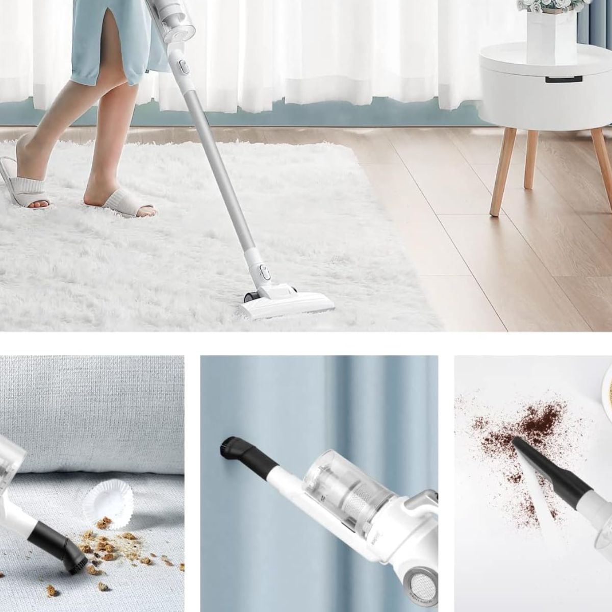 Midea P1 Ηλεκτρική Σκούπα Stick 500W με Χωρητικότητα Κάδου 0.4L & Κυκλωνικό Σύστημα MCS2045BR