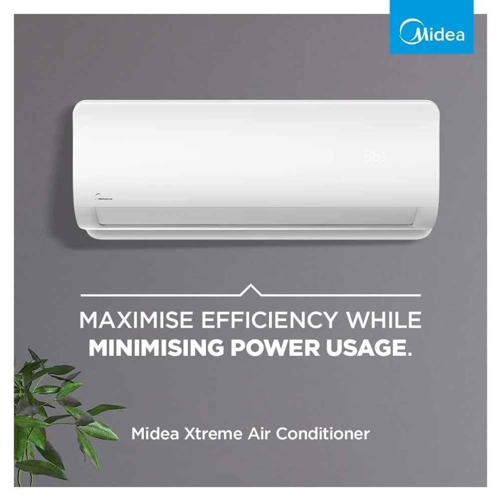 Midea Xtreme Save White Series Κλιματιστικό 12000 BTU Wi-Fi Inverter με UVC & Ιονιστής AG2ECO-12NXD0 Λευκό