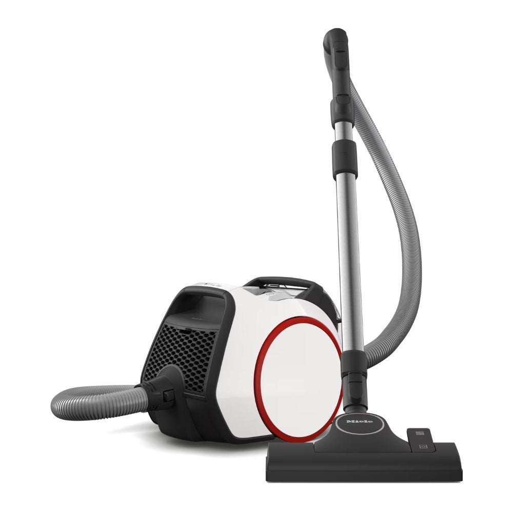 Miele Boost CX1 PowerLine Ηλεκτρική Σκούπα 980W Χωρίς Σακούλα με Χωρητικότητα Κάδου 1L, Vortex Technology & TrackDrive White Lotus