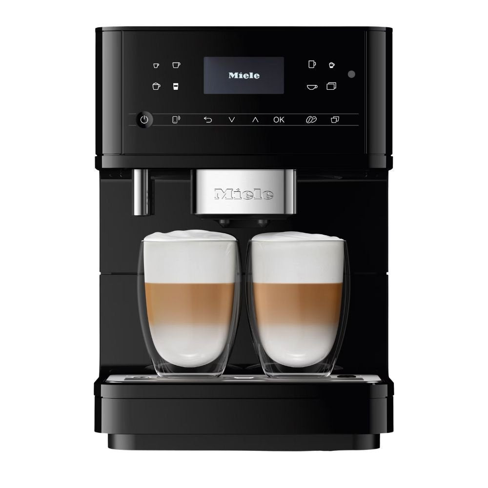 Miele CM 6160 MilkPerfection Αυτόματη Καφετιέρα Espresso 1450W 15bar με WiFiConn@ct, OneTouch for Two & TeaTimer Obsidian Black