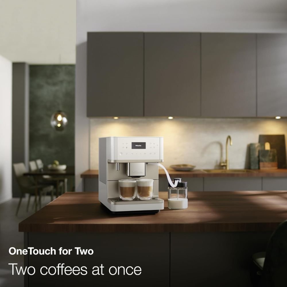 Miele CM 6360 MilkPerfection Αυτόματη Καφετιέρα Espresso 1450W 15bar με WiFiConn@ct & MilkPerfection Lotus White