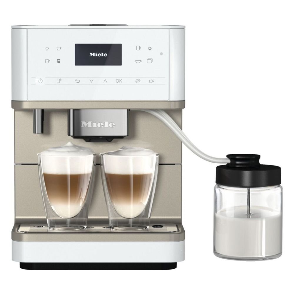 Miele CM 6360 MilkPerfection Αυτόματη Καφετιέρα Espresso 1450W 15bar με WiFiConn@ct & MilkPerfection Lotus White