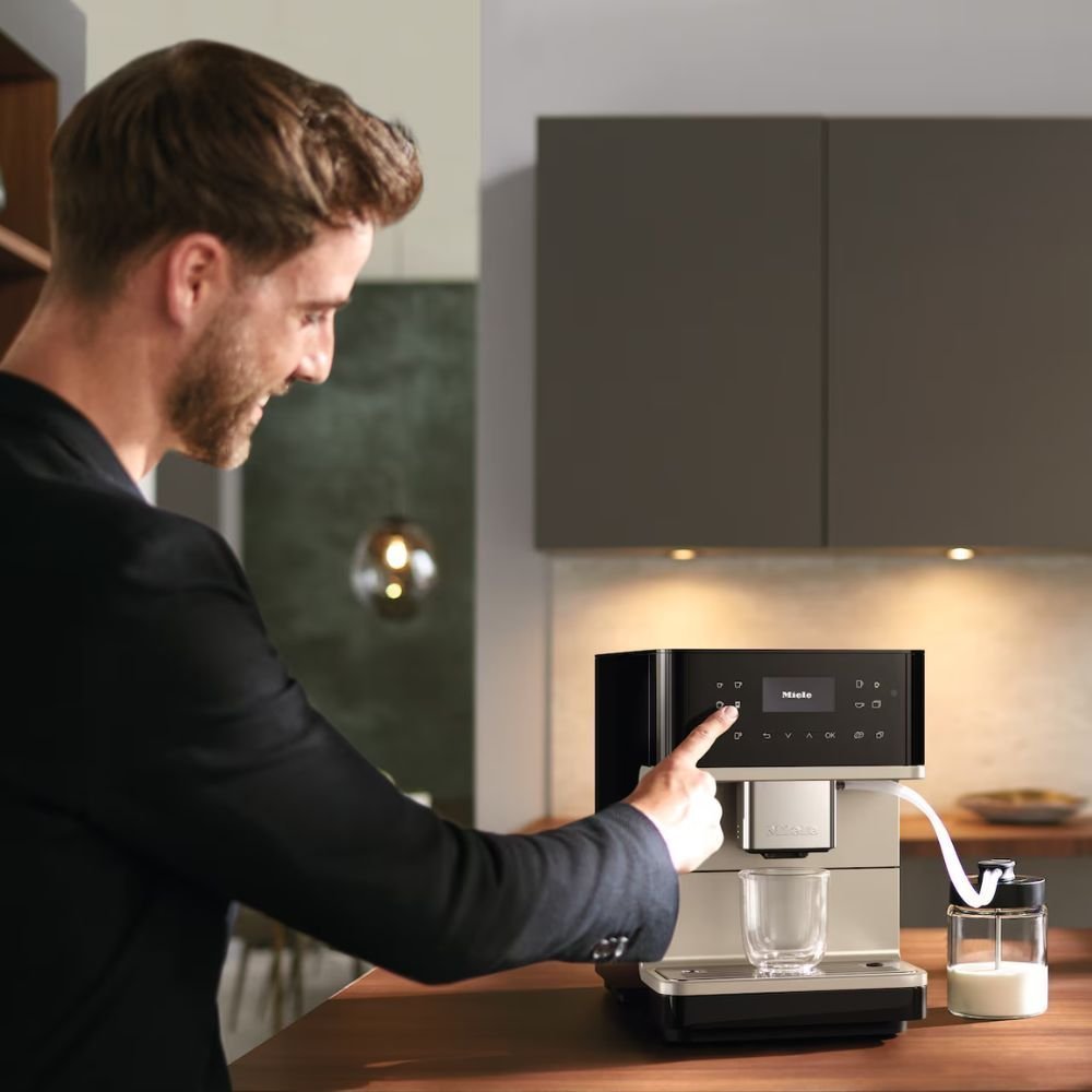 Miele CM 6360 MilkPerfection Αυτόματη Καφετιέρα Espresso 1450W 15bar με WiFiConn@ct & MilkPerfection Obsidian Black