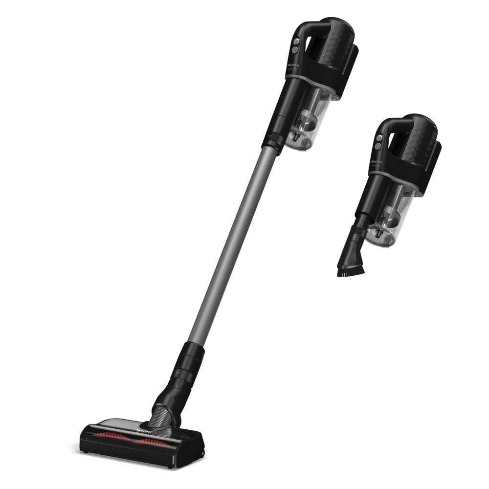 Miele Duoflex HX1 Cat & Dog 2σε1 Ασύρματη Επαναφορτιζόμενη Σκούπα Stick 160W με Χωριτικότητα Κάδου 0.3L, Ηλεκτροβούρτσα για Τρίχες Κατοικιδίων & έως 55 Λεπτά Χρόνο Λειτουργίας Obsidian Black