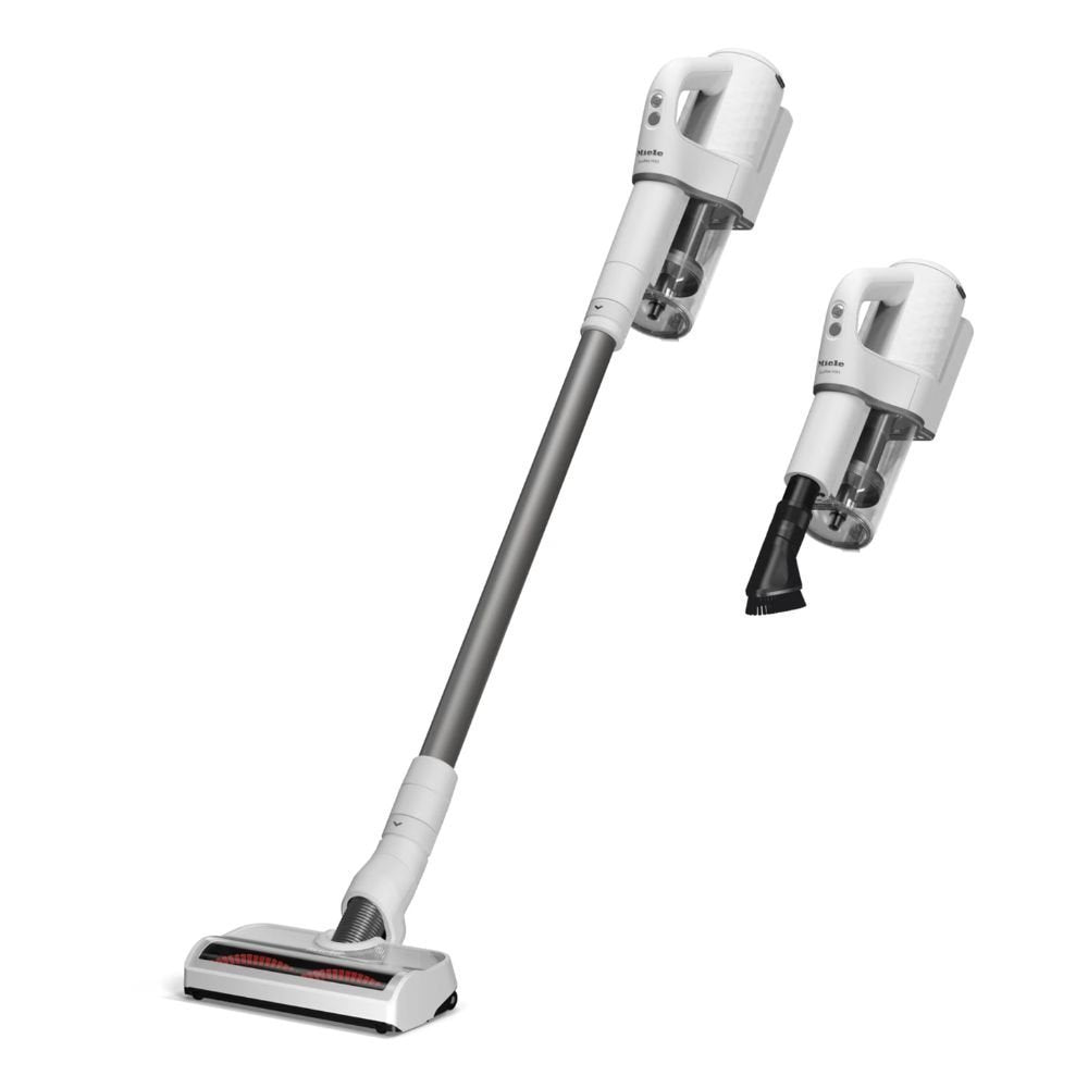 Miele Duoflex HX1 Extra 2σε1 Ασύρματη Επαναφορτιζόμενη Σκούπα Stick 160W με Χωριτικότητα Κάδου 0.3L, Εξάρτημα Ευαίσθητων Επιφανειών & έως 55 Λεπτά Χρόνο Λειτουργίας Λευκό