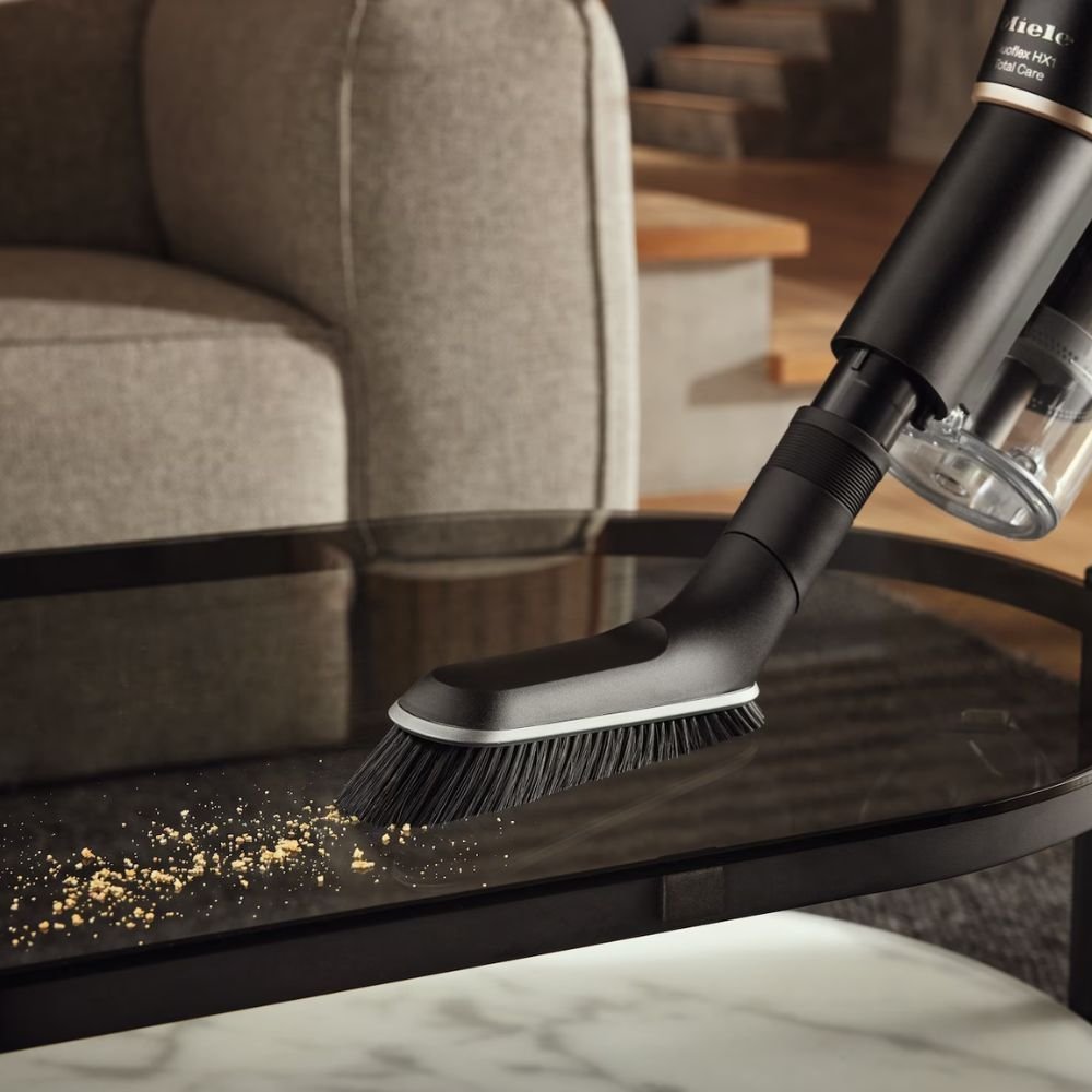 Miele Duoflex HX1 Total Care 2σε1 Ασύρματη Επαναφορτιζόμενη Σκούπα Stick 160W με Χωριτικότητα Κάδου 0.3L, Υψηλή Ισχύ, Αυτόματη Ρύθμιση Ισχύος & έως 55 Λεπτά Χρόνο Λειτουργίας Obsidian Black