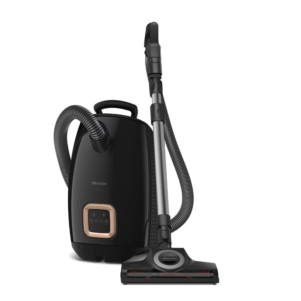Miele Guard L1 Cat & Dog Flex Ηλεκτρική Κυλινδρική Σκούπα 890W με Σακούλα, PowerLine Τεχνολογία & Ειδικά Αξεσουάρ για Τρίχες Κατοικίδιων Μαύρο Obsidian