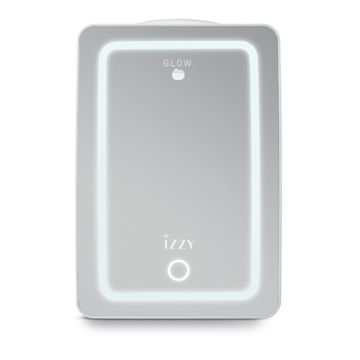 IZZY Μίνι Φορητό Ψυγείο 6L με Ψύξη & Θέρμανση και LED Καθρέφτη IZ-7218 Λευκό
