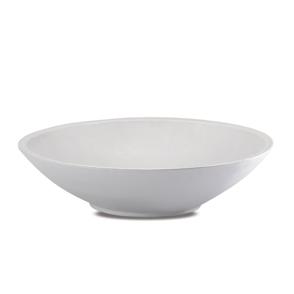 Crescent Montana Bowl Πλαστική Χαμηλή Γλάστρα 24” Λευκό
