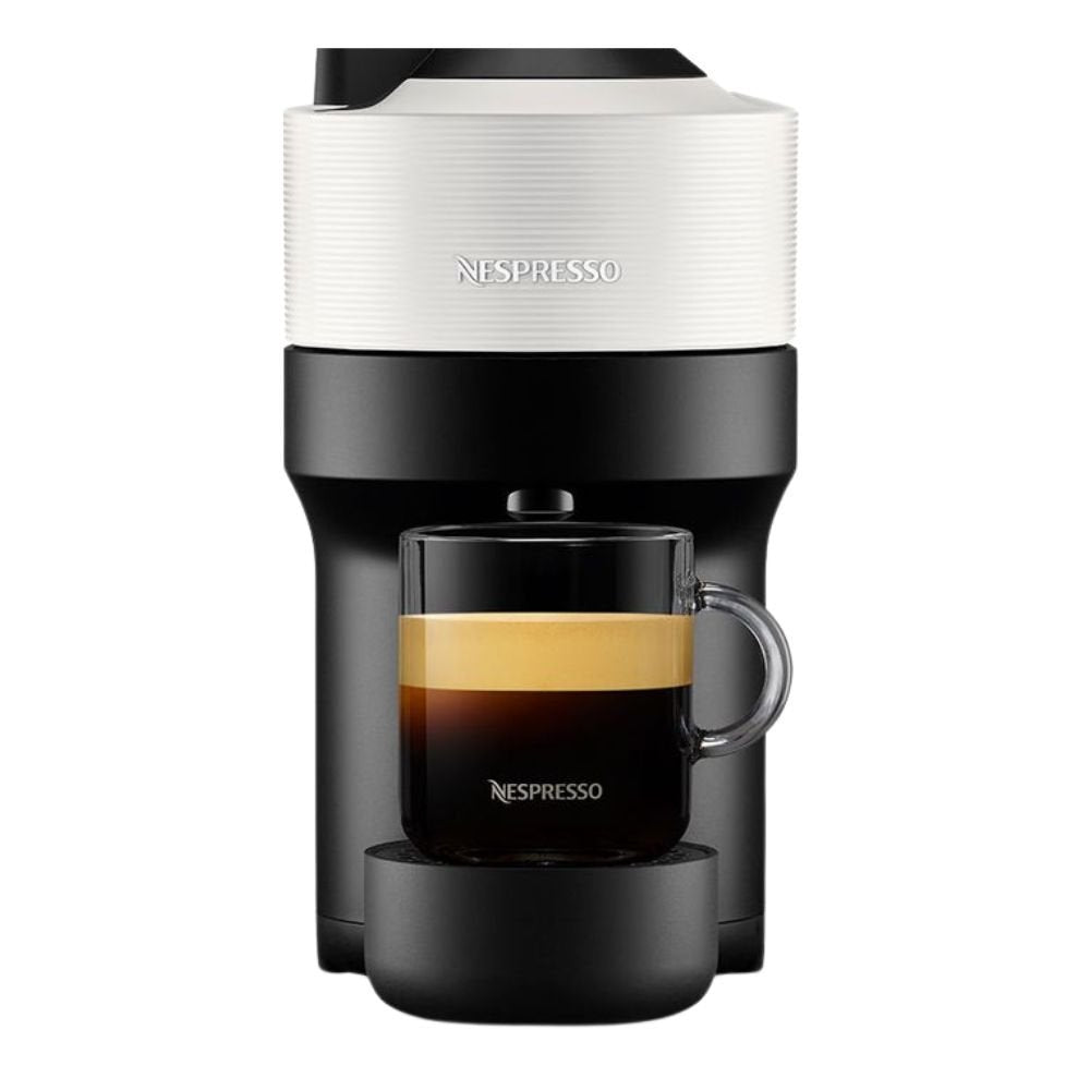 Nespresso Vertuo Pop Μηχανή Καφέ με Centrifusion™ Τεχνολογία & 6 Μεγέθη Ροφημάτων για Κάψουλες Vertuo,19bar, Coconut White