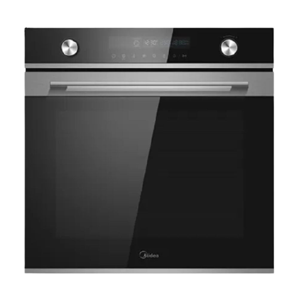 Midea Εντοιχιζόμενος Φούρνος 72L με 12 Προγράμματα, Turbo Active & Smart Touch Control, 7NM30E0 Inox