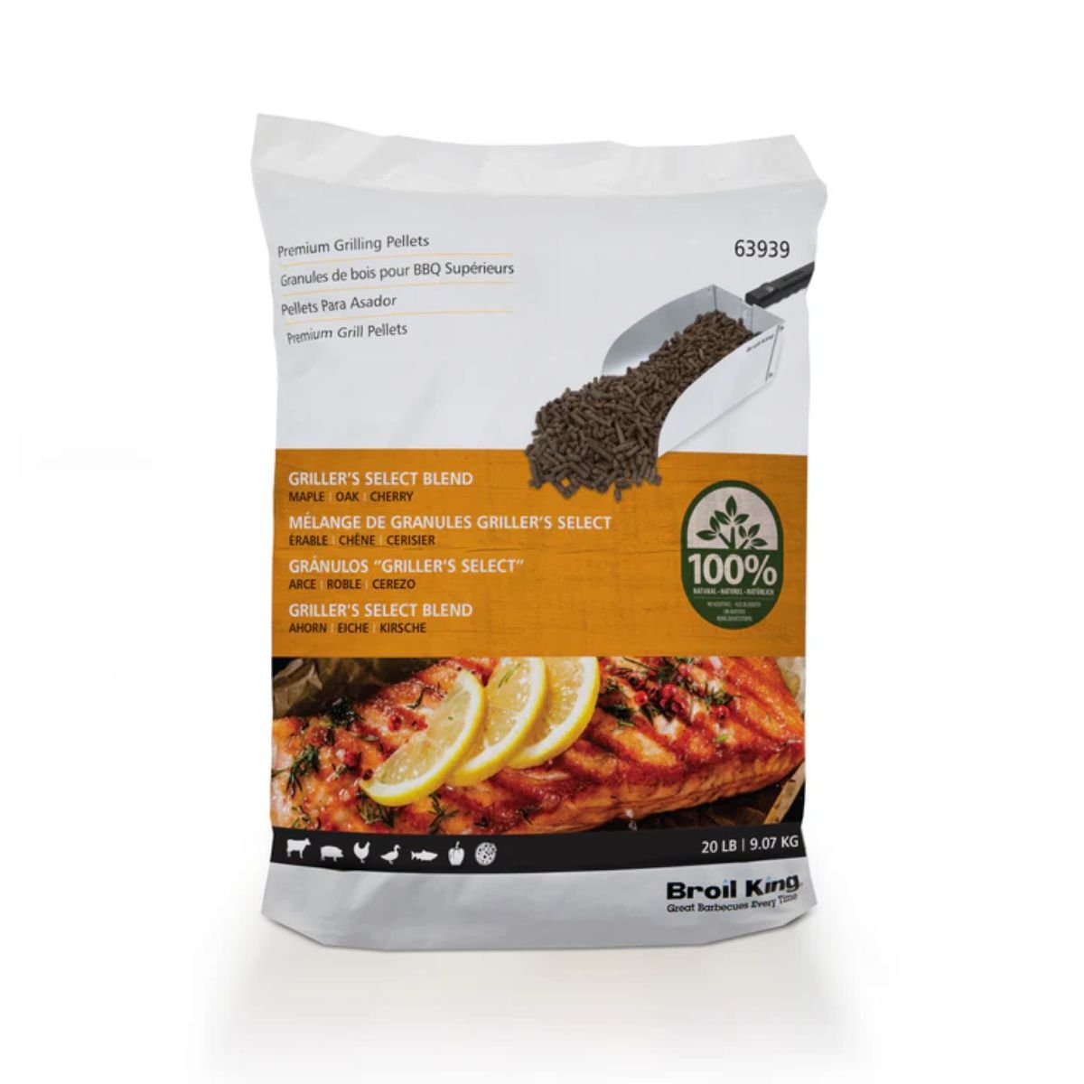 Broil King Griller’s Select Blend Φυσικά Πέλλετ Ξύλου για BBQ 9 kg 63939