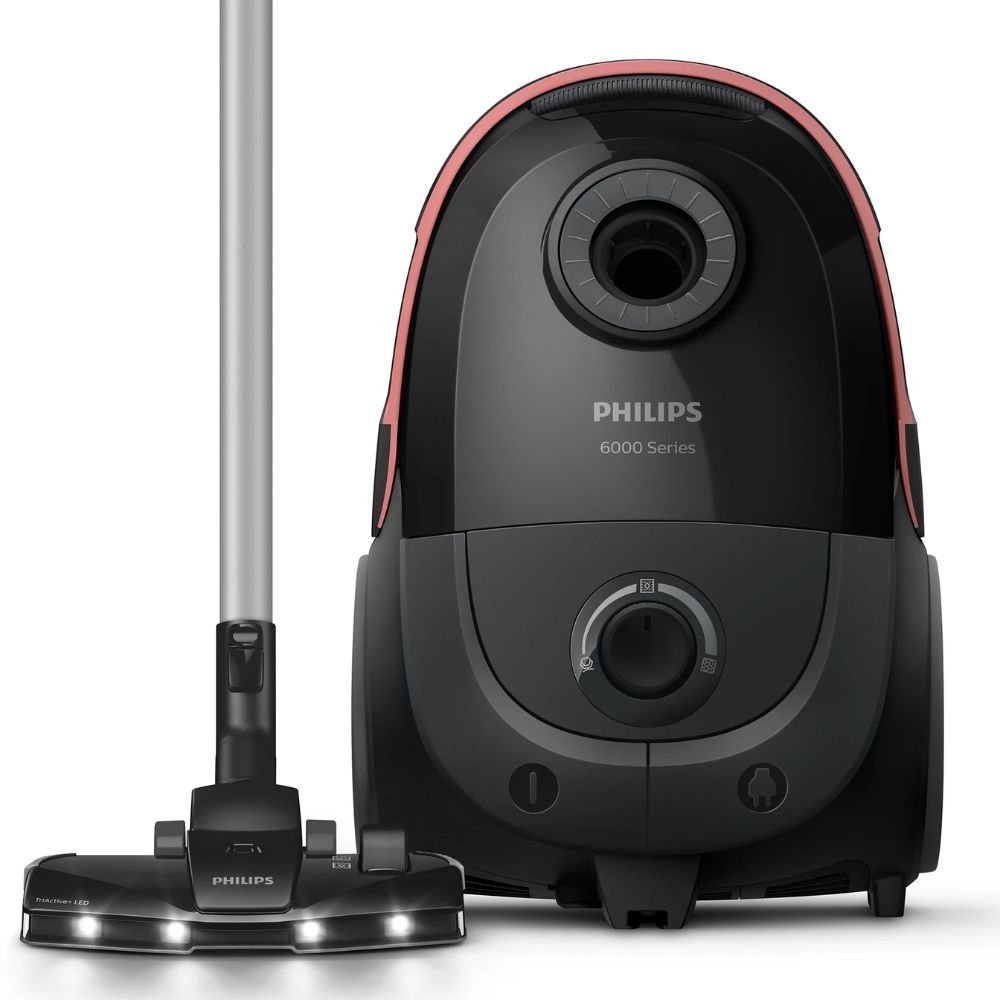 PHILIPS 6000 Series Ηλεκτρική Σκούπα με Σακούλα, TriActive+ LED και Φίλτρο HEPA 13 FC8787/09