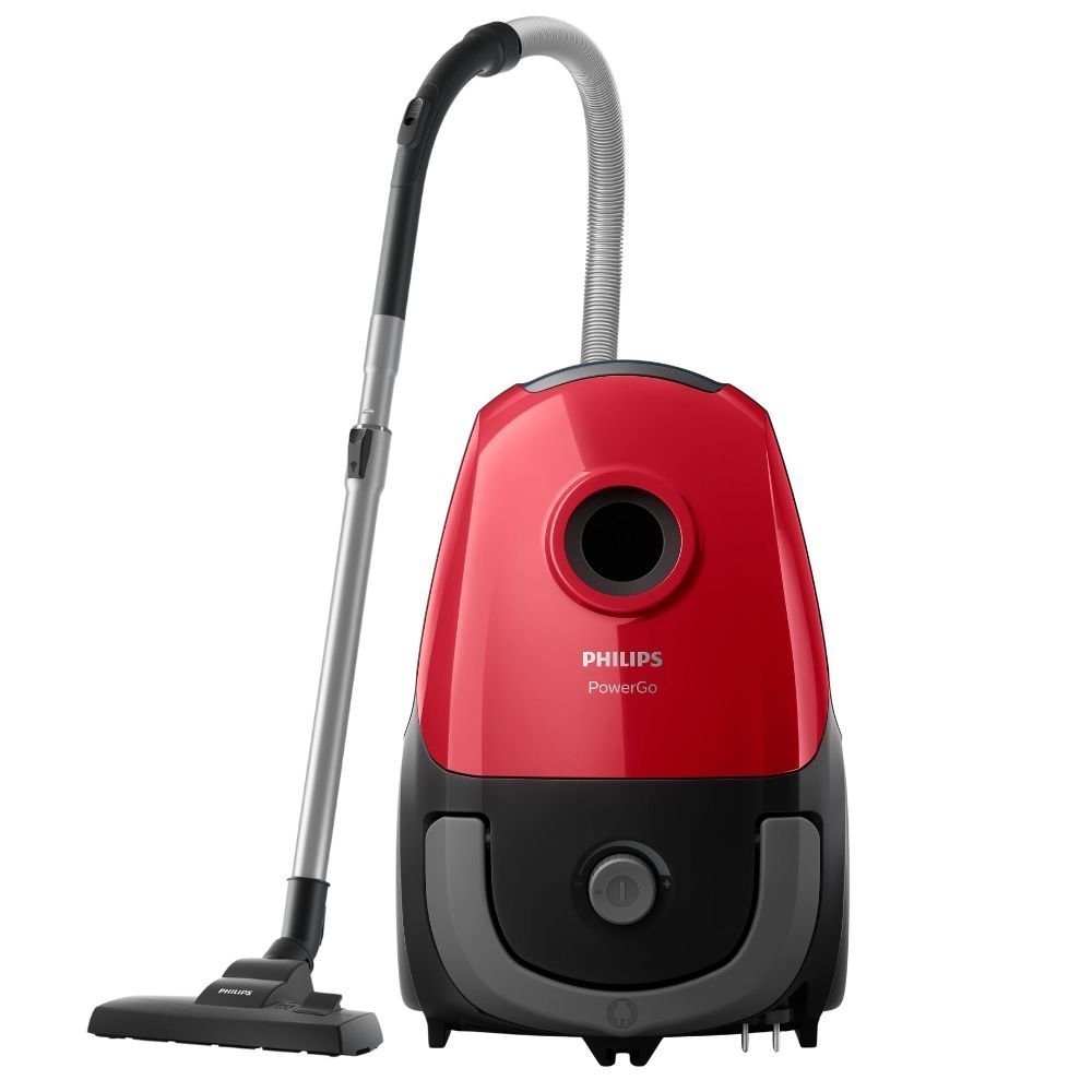 PHILIPS 2000 Series PowerGo Ηλεκτρική Σκούπα 900W με Σακούλα & Φίλτρο Αλλεργιών για Μέγιστη Απόδοση Καθαρισμού FC8243/09