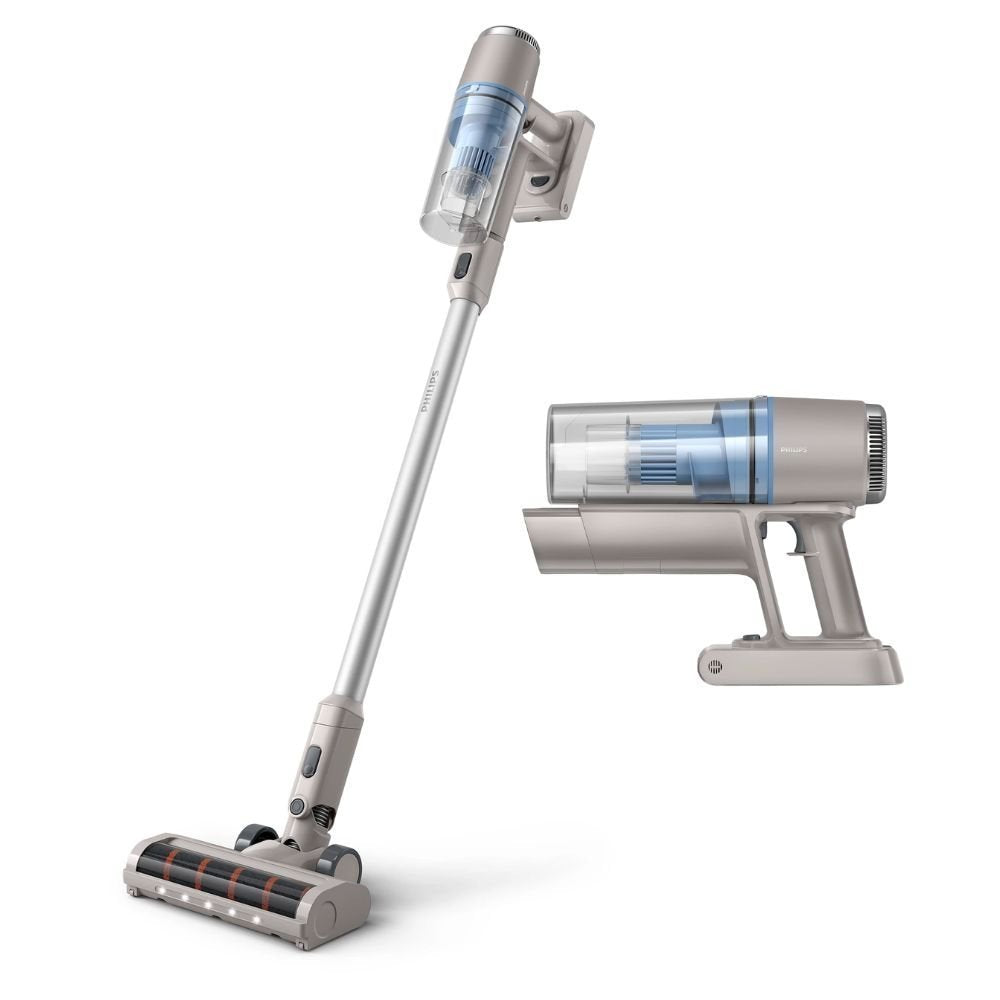 PHILIPS 2000 Series Ασύρματη Επαναφορτιζόμενη Σκούπα Χειρός 21.6V με Τεχνολογία PowerCyclone και LED Πέλμα για Απόλυτη Καθαριότητα XC2011/01 Γκρίζο