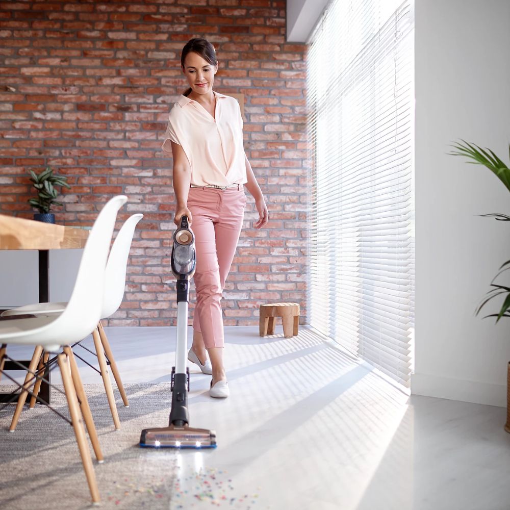 PHILIPS SpeedPro Max Ασύρματη Επαναφορτιζόμενη Ηλεκτρική Σκούπα 25.2V 600ml με Πέλμα 360°, Ισχυρή Απορρόφηση & Ευελιξία Χωρίς Καλώδια XC7041/01
