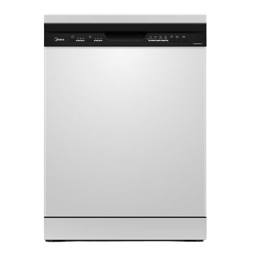 Midea Πλυντήριο Πιάτων για 12 Σερβίτσια με 4 Προγράμματα, Αντιβακτηριακό Φίλτρο & Οθόνη LED, MFD60S090W-CYP Λευκό