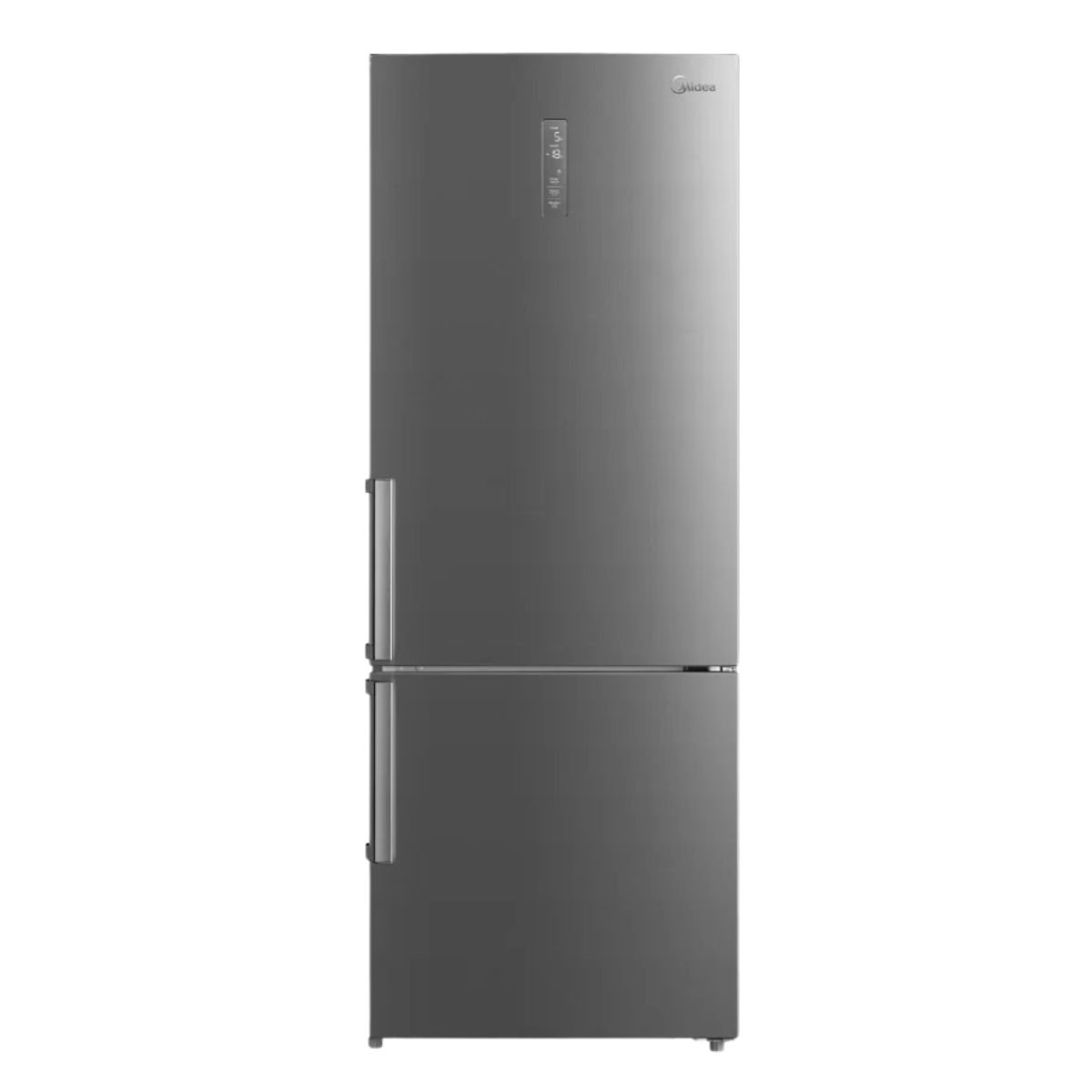 Midea Ψυγειοκαταψύκτης No Frost 435L με Τεχνολογία Metal Cooling, MultiFlow & FastFreeze, Inox MDRB593FGE02