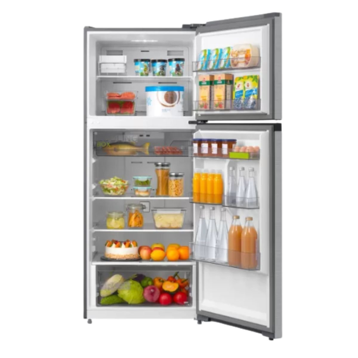 Midea Ψυγείο 413L No Frost με Inverter Quattro, Smart Sensor & Humidity Control, Inox MDRT580MTE02