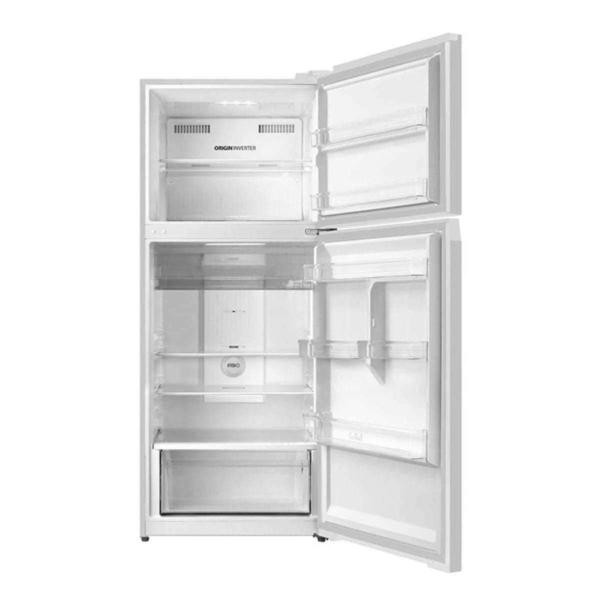 Midea Top Mount Ψυγείο Total No Frost 413L με Inverter & Multi Air Flow για σταθερή φρεσκάδα, Λευκό MDRT580MTE01