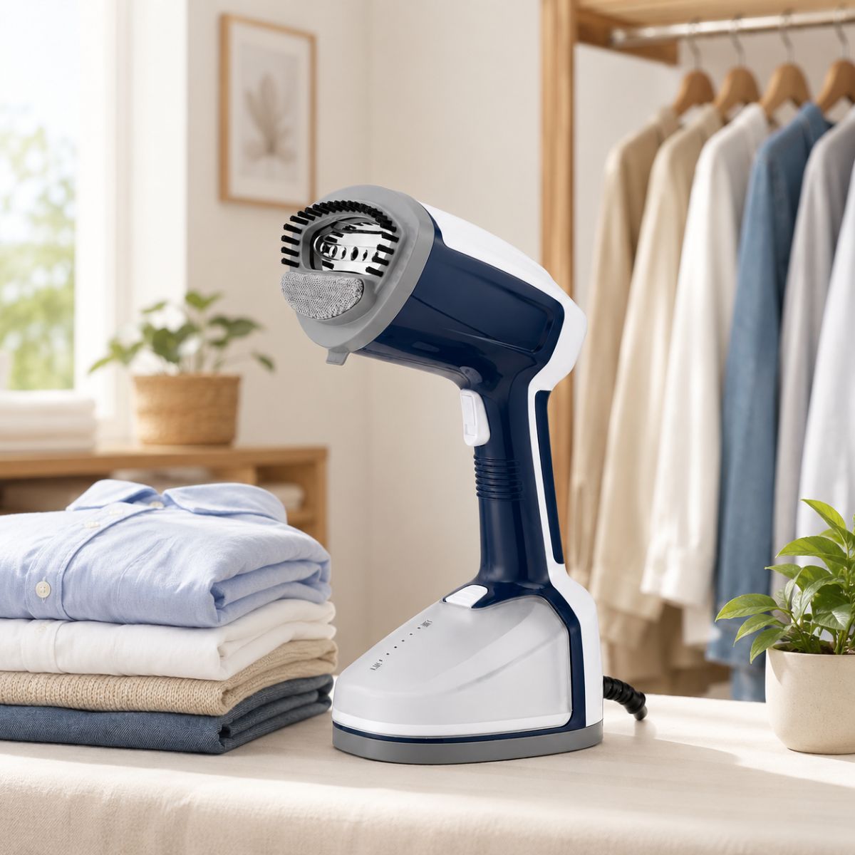 RAF Ατμοκαθαριστής Ρούχων Χειρός 1200W με Δοχείο Νερού 350ml και Πλάκα Ανοξείδωτου Ατσαλιού R1226B