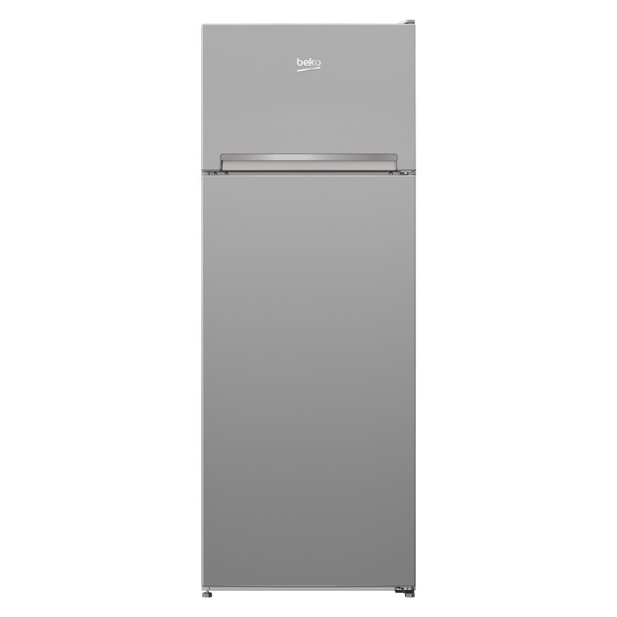 Beko Ψυγείο Δίπορτο με Κατάψυξη Επάνω 223L με AeroFlow & LED Φωτισμό RDSA240K35SN Ασημί