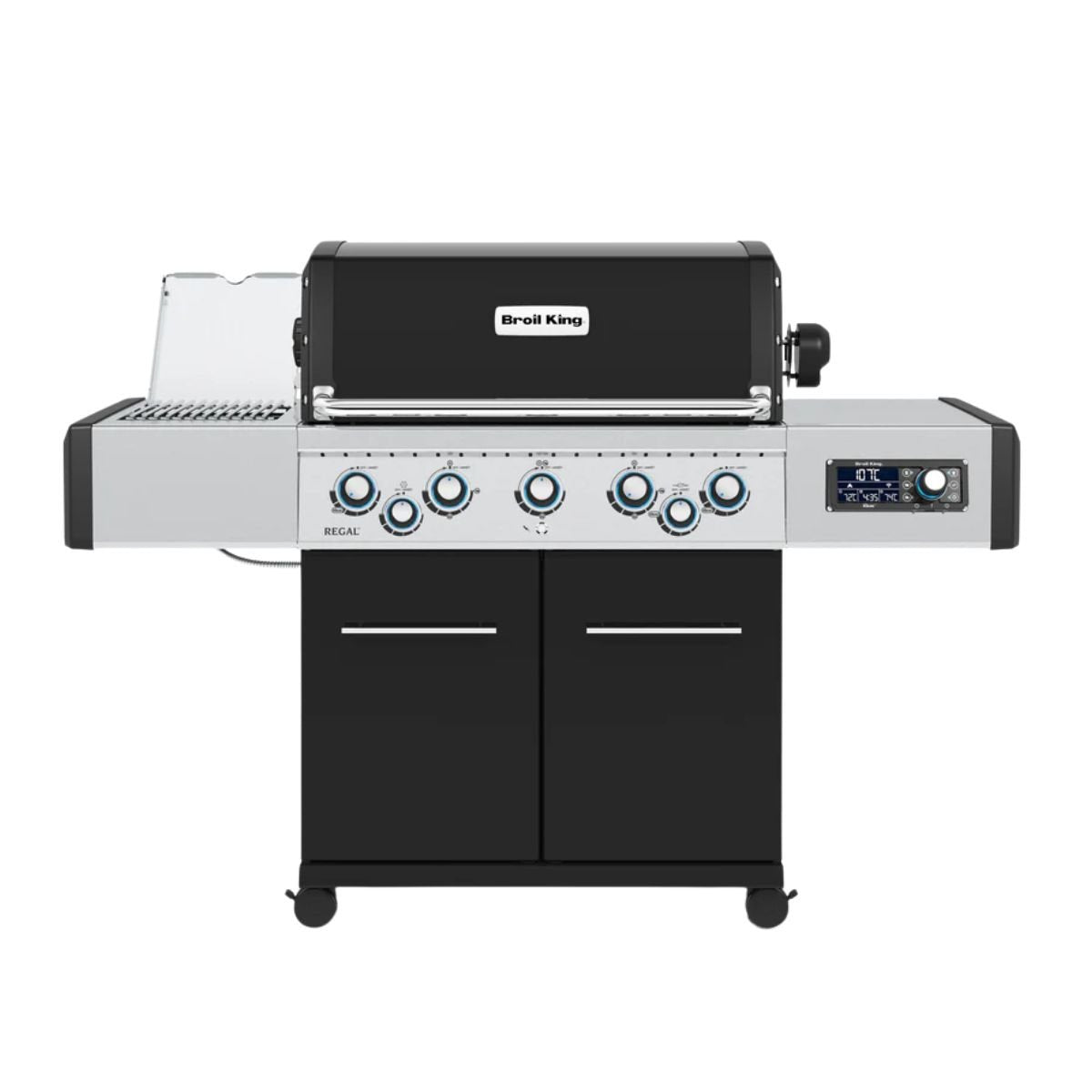 Broil King Regal Q 590 IR Ψησταριά BBQ με Τεχνολογία iQue™ και Υπέρυθρο Πλαϊνό Καυστήρα 688283 Μαύρο