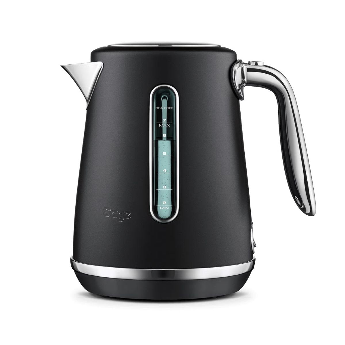 SAGE Luxe Βραστήρας 1.7Lt 2400W με Περιστρεφόμενη Βάση & Ανοξείδωτη Κατασκευή SKE735BTR Μαύρο