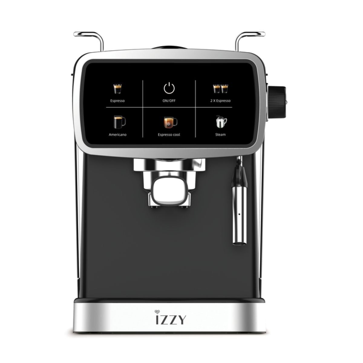 IZZY Ημιαυτόματη Μηχανή Espresso Dolce 1500W 20 Bar με Cold Brew & Ακροφύσιο Ατμού IZ-6021