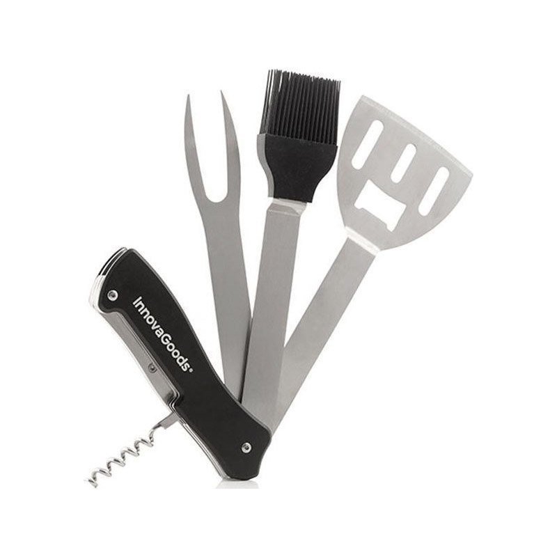 InnovaGoods Σετ Πολυεργαλείο για Μπάρμπεκιου 5 σε 1 V0103127