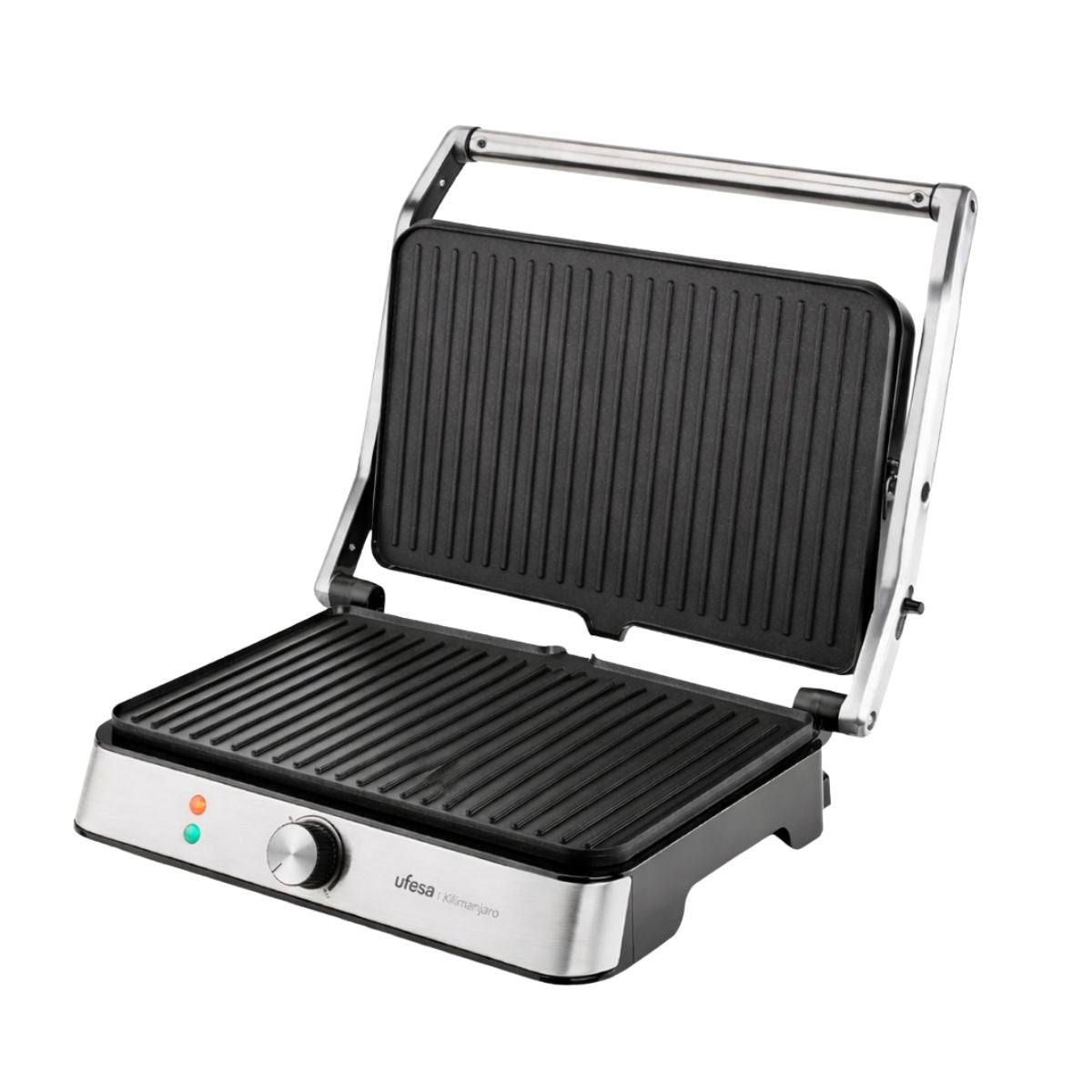 UFESA Kilimanjaro Grill & Σαντουιτσιέρα 2200W με Ρυθμιζόμενο Θερμοστάτη, Πλάκες Non-Stick & Άνοιγμα 180°
