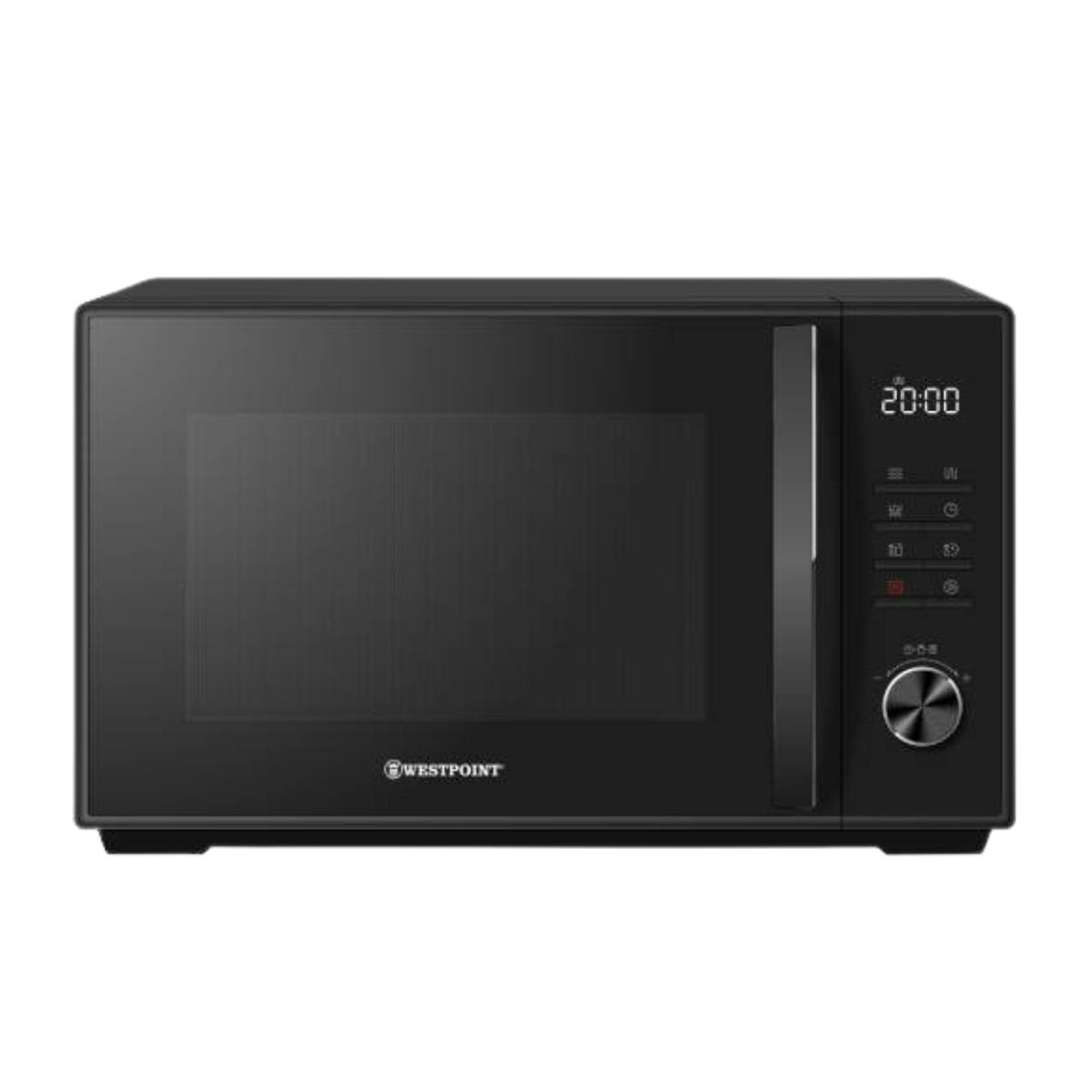 WESTPOINT Φούρνος Μικροκυμάτων 25L 800W με Ψηφιακό Έλεγχο, 5 Επίπεδα & 8 Προγράμματα Μαγειρέματος Μαύρο WMS2524EN