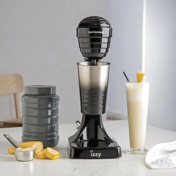 IZZY Συσκευή Φραπέ Φραπεδιέρα Caffeccino με 2 Ταχύτητες 500ml Μαύρο