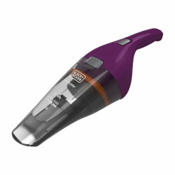 Black & Decker Dustbuster Επαναφορτιζόμενο Σκουπάκι Χειρός 3.6V με Διαφανή Κάδο 385ml, Χωρίς Σακούλα, Διπλό Σύστημα Φίλτρων & Βάση φόρτισης NVC115W-QW